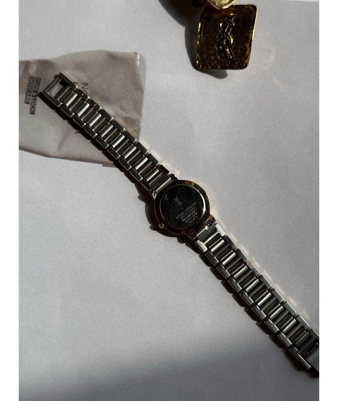 SAINT LAURENT Белые стальные часы, фото 2