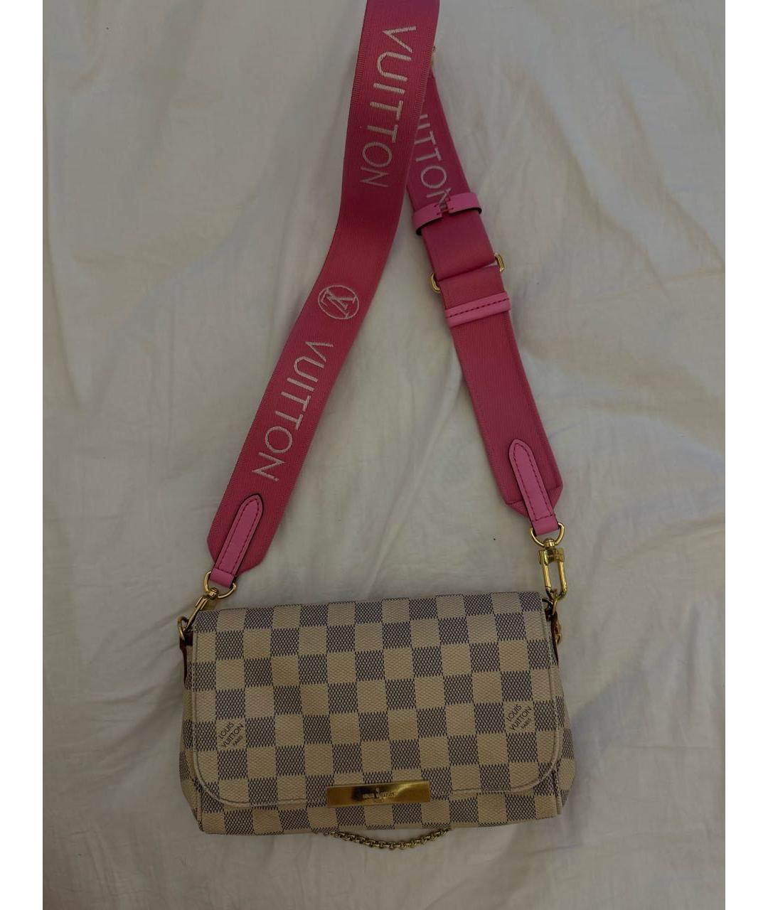 LOUIS VUITTON Бежевая сумка через плечо, фото 8