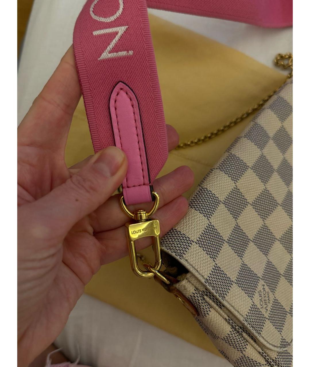 LOUIS VUITTON Бежевая сумка через плечо, фото 6