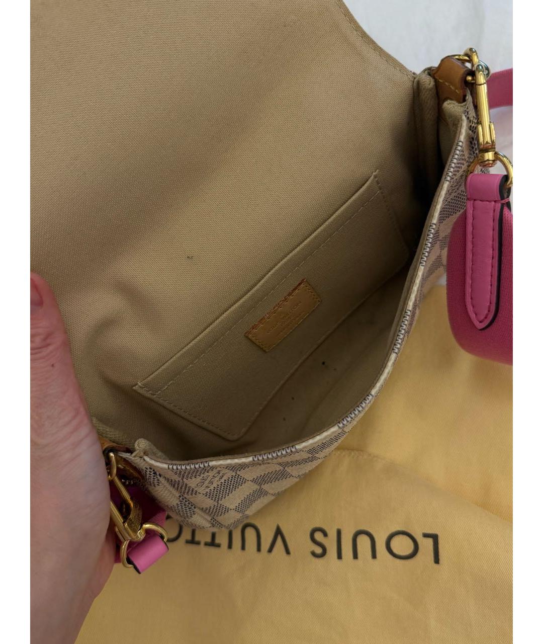 LOUIS VUITTON Бежевая сумка через плечо, фото 4