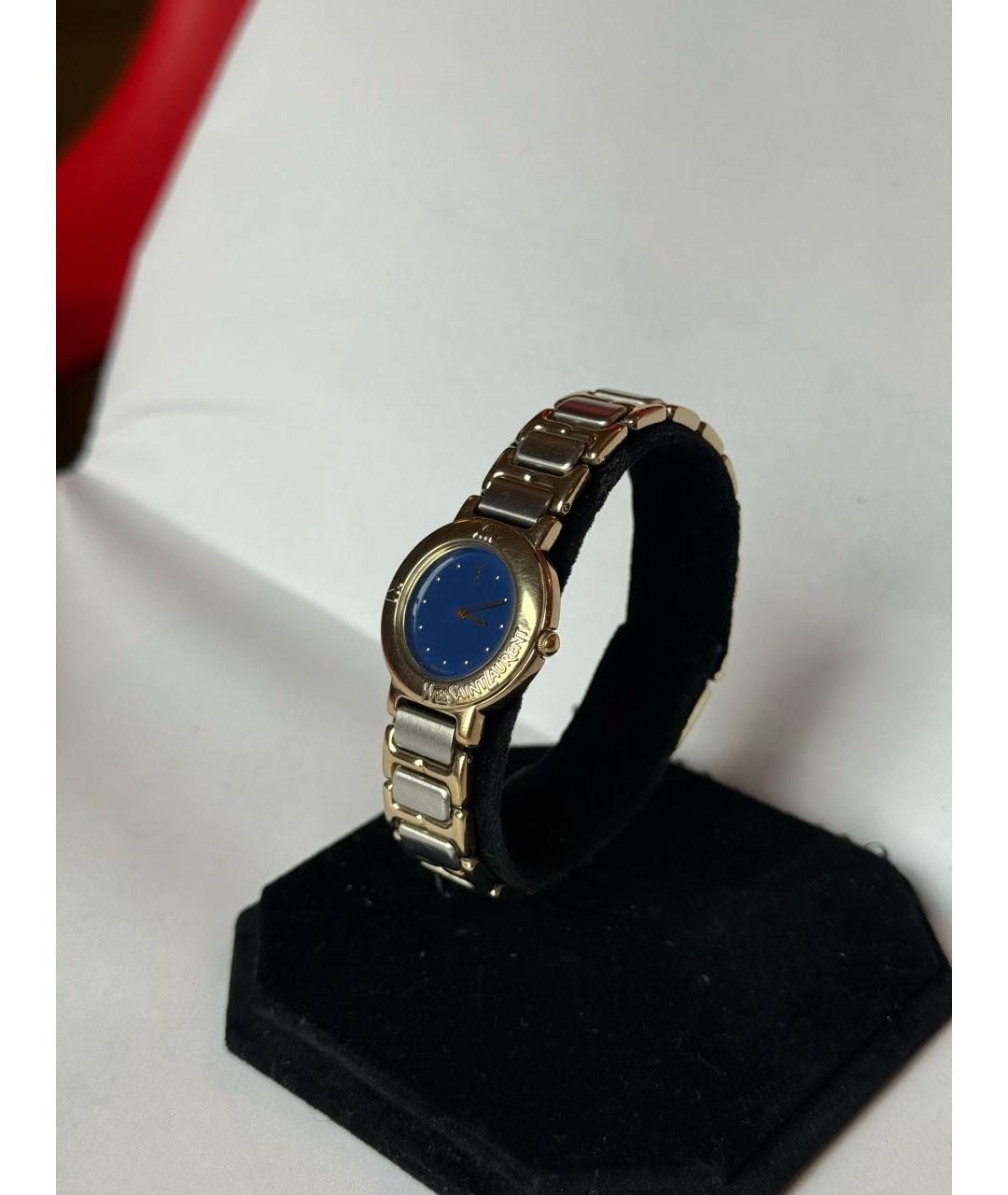 SAINT LAURENT Синие стальные часы, фото 5