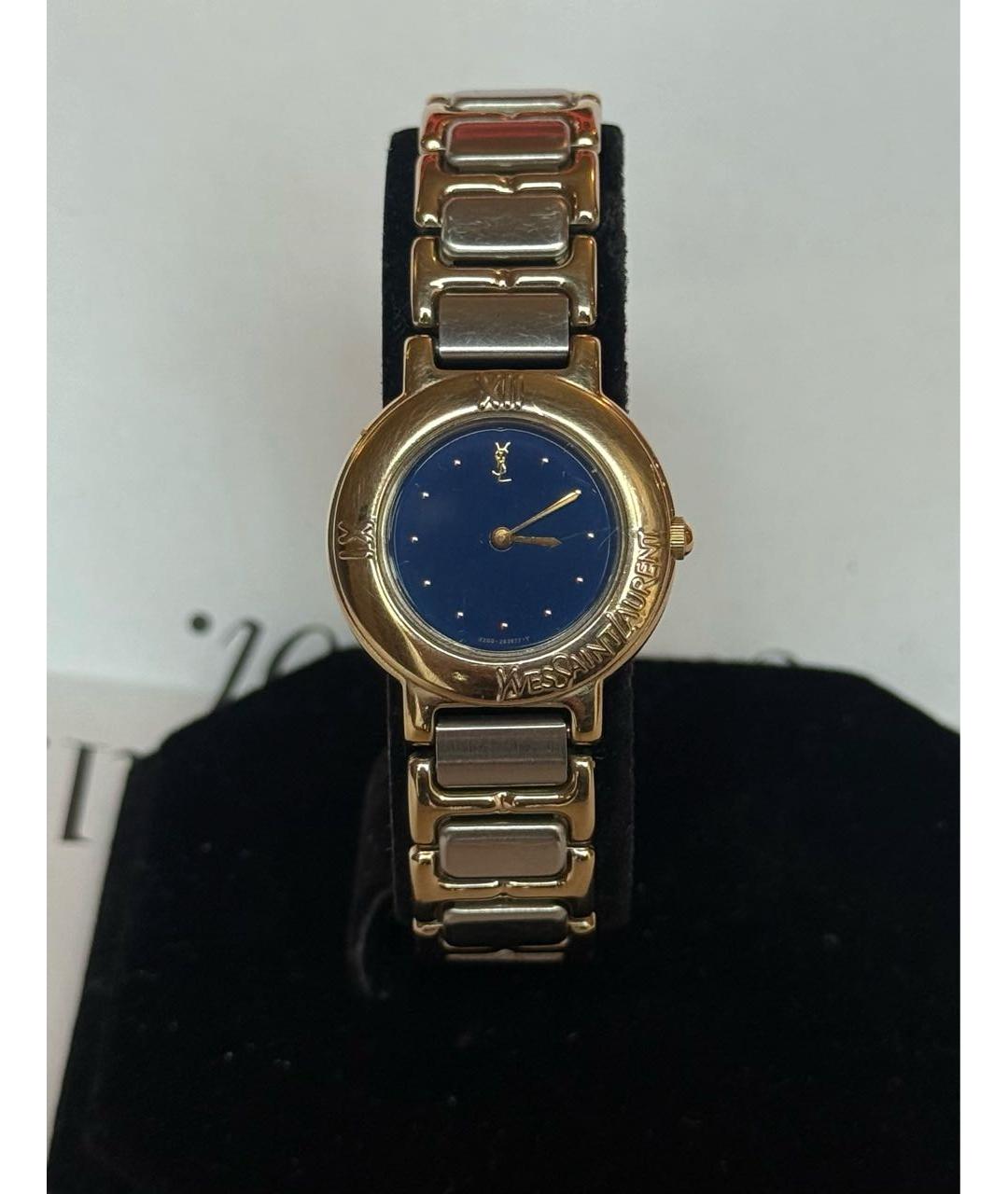 SAINT LAURENT Синие стальные часы, фото 9