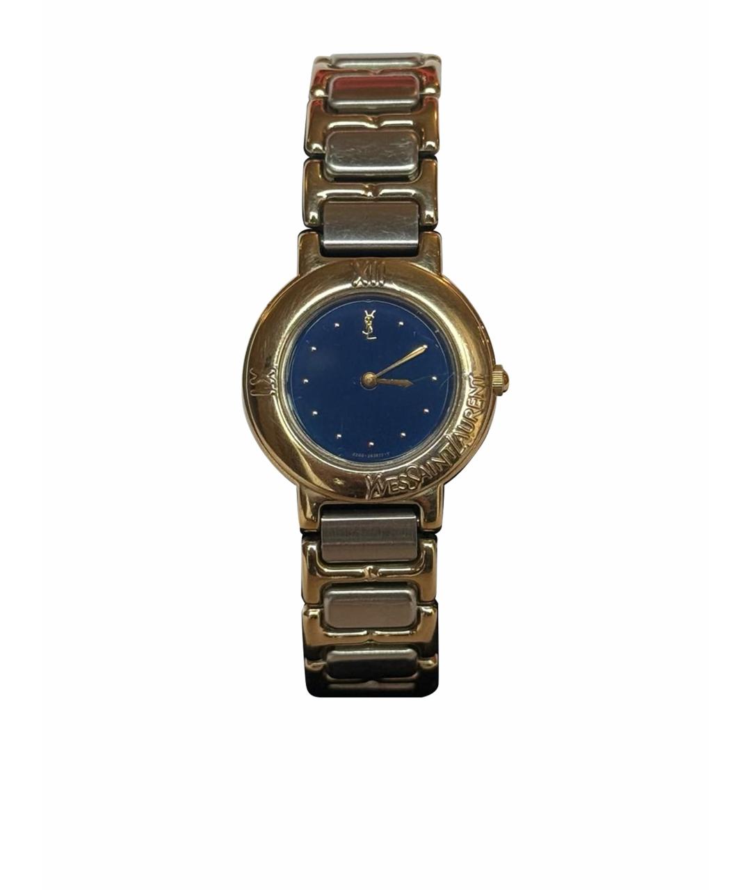 SAINT LAURENT Синие стальные часы, фото 1