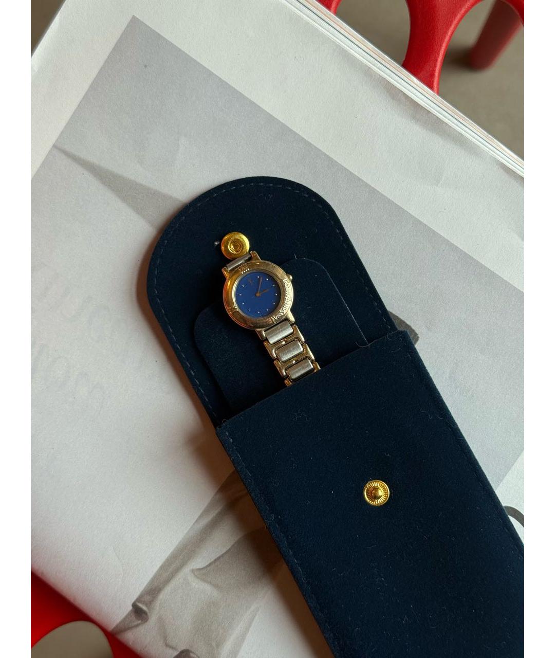 SAINT LAURENT Синие стальные часы, фото 6