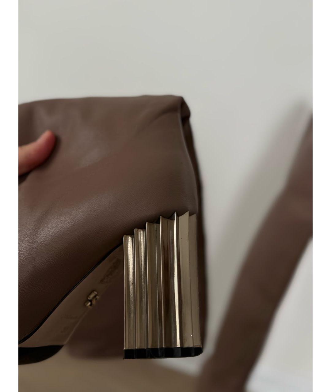 LE SILLA Розовые кожаные ботфорты, фото 2