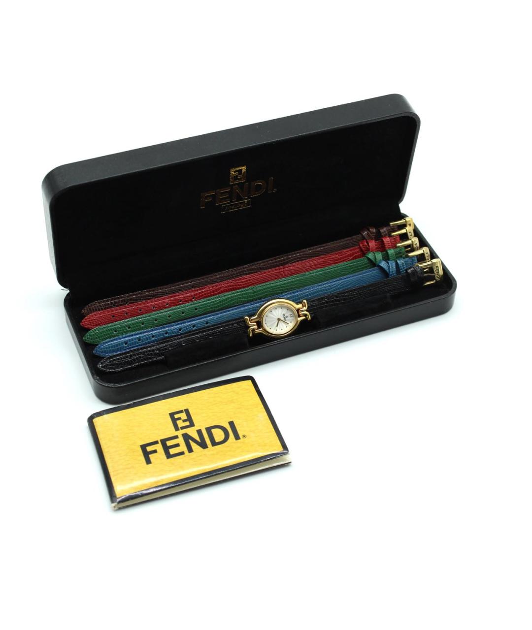 FENDI Золотые часы из желтого золота, фото 4