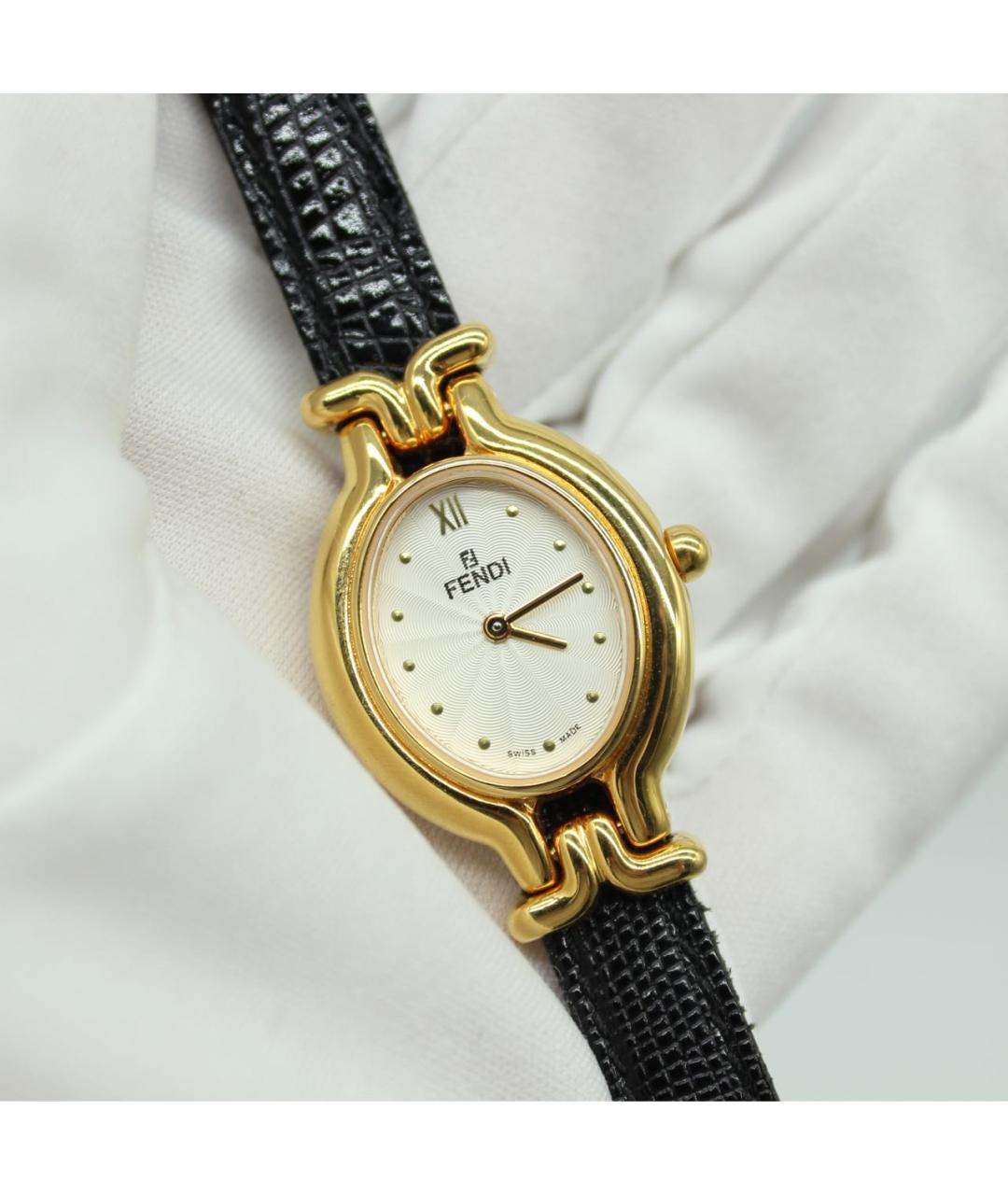 FENDI Золотые часы из желтого золота, фото 9