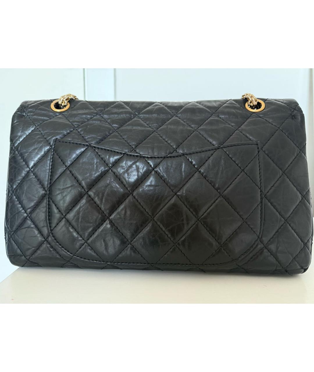CHANEL Черная кожаная сумка через плечо, фото 3