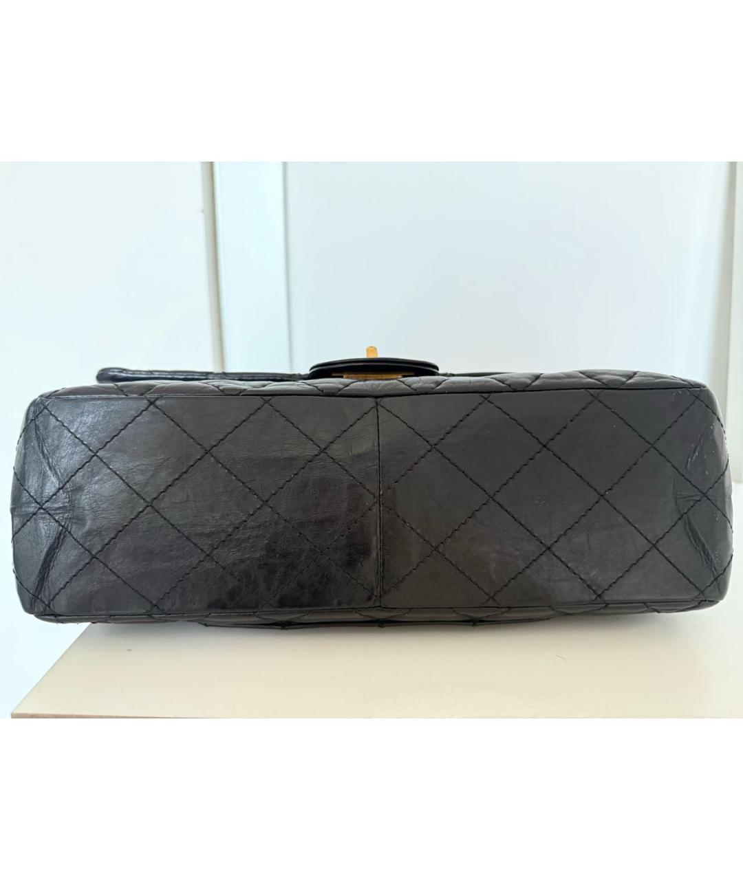 CHANEL Черная кожаная сумка через плечо, фото 7