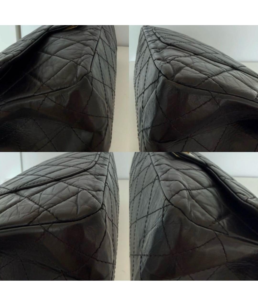 CHANEL Черная кожаная сумка через плечо, фото 5