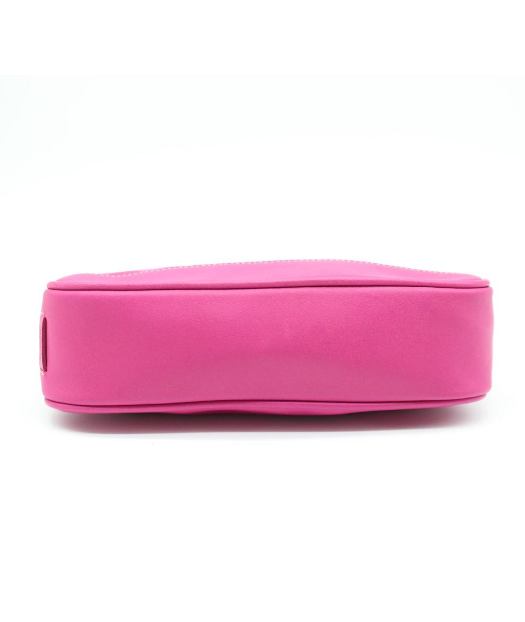 COACH Фуксия жаккардовая сумка с короткими ручками, фото 6