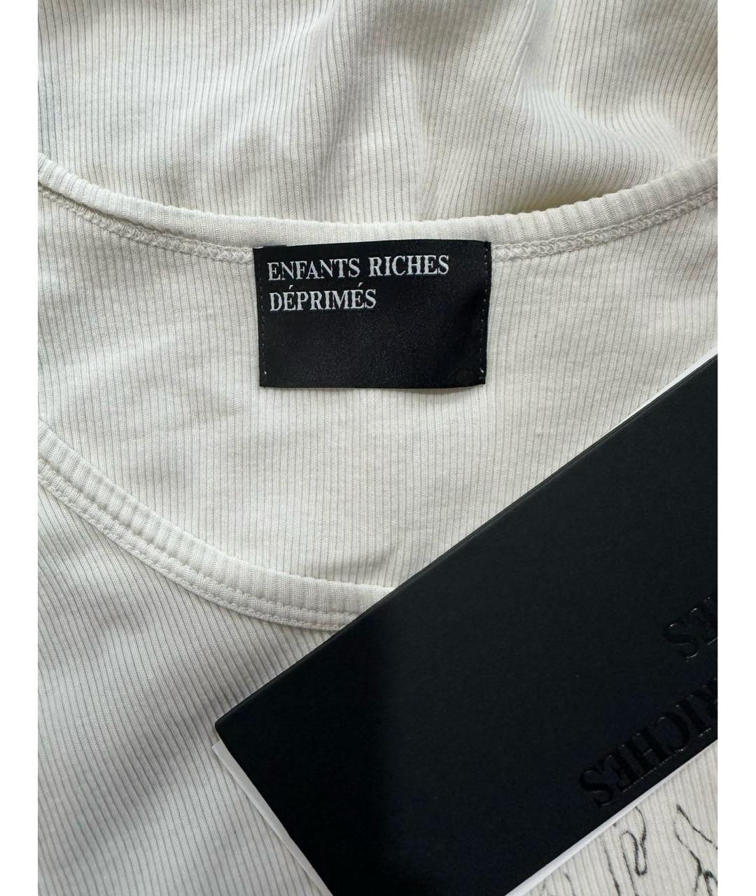 Enfants Riches Déprimés Белая хлопковая майка, фото 2