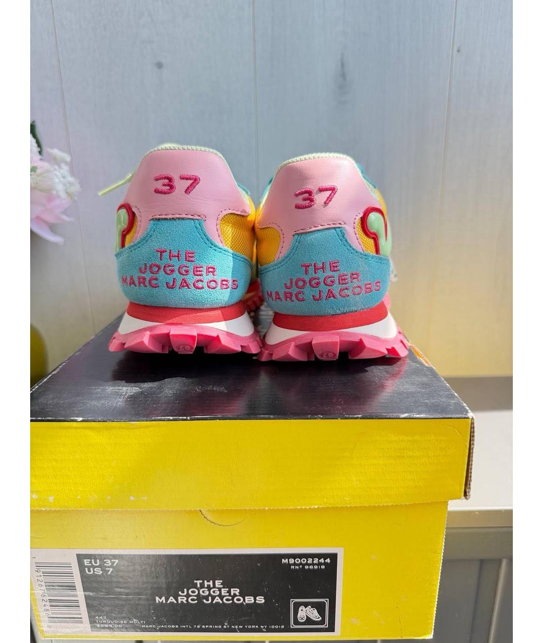 MARC JACOBS Мульти кожаные кроссовки, фото 3