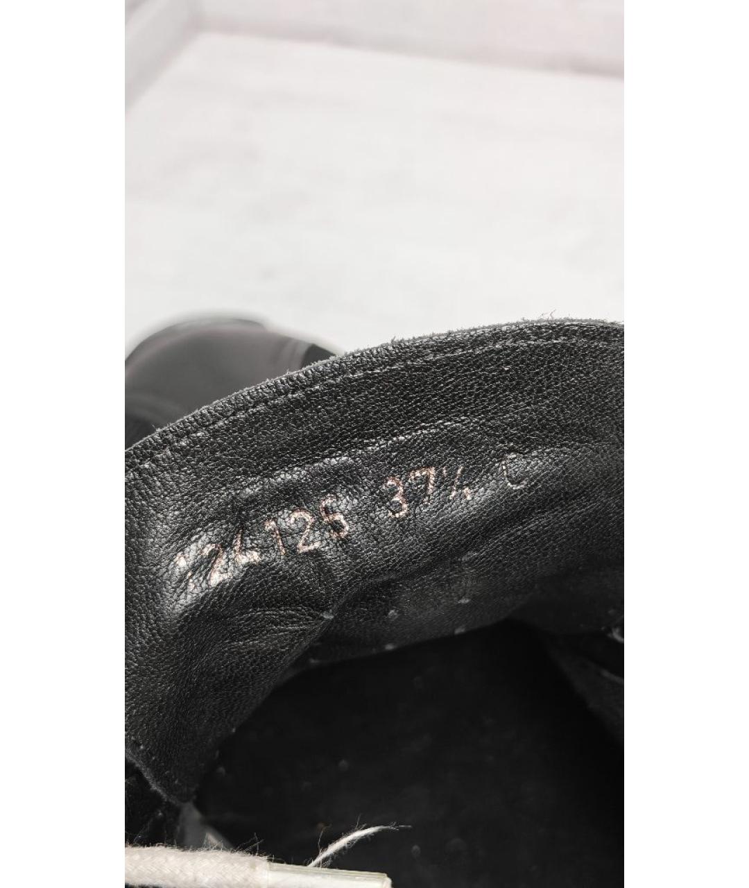 GUCCI Черные кожаные кеды, фото 7