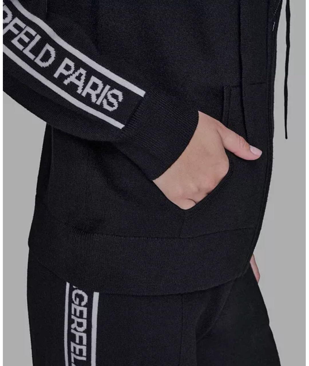 KARL LAGERFELD Черный вискозный спортивные костюмы, фото 8