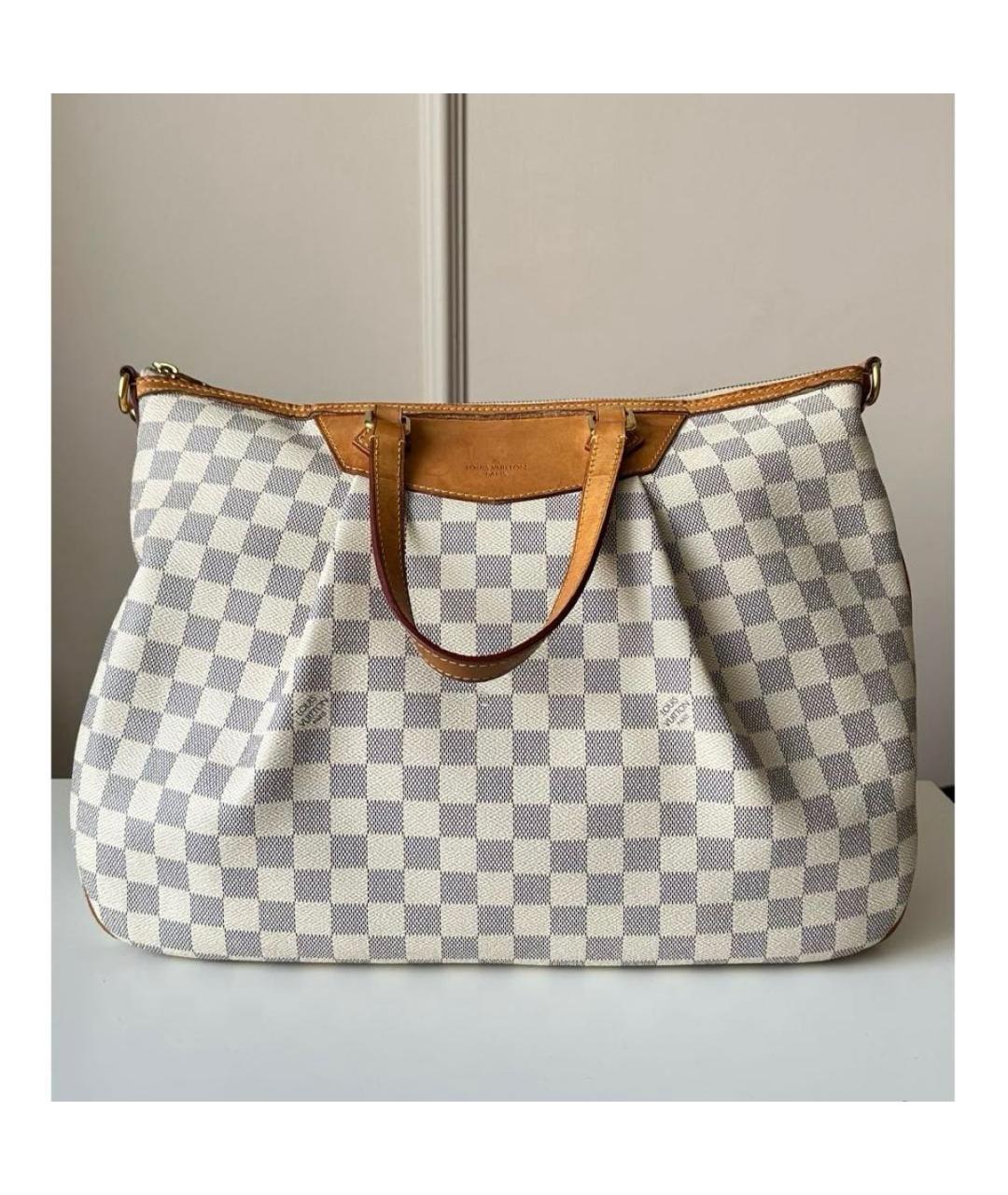 LOUIS VUITTON Белая сумка с короткими ручками, фото 9