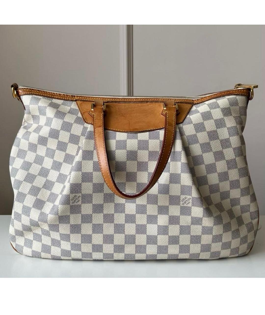 LOUIS VUITTON Белая сумка с короткими ручками, фото 3