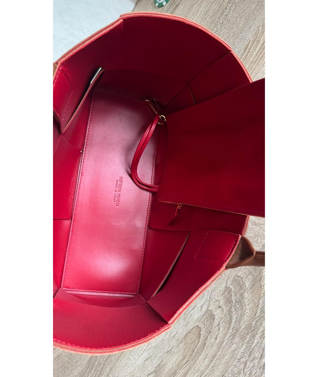 BOTTEGA VENETA Кожаная сумка тоут, фото 7