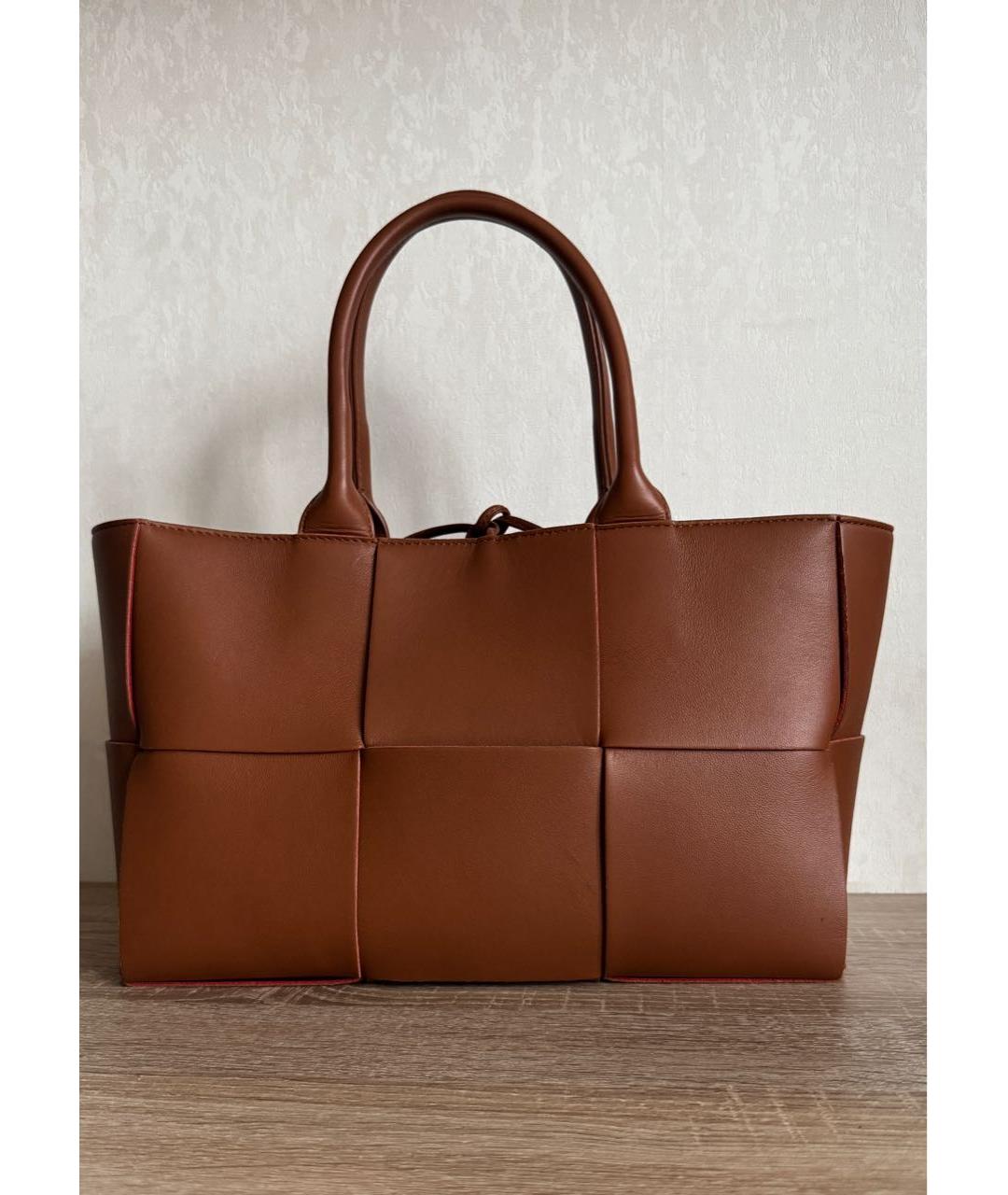 BOTTEGA VENETA Кожаная сумка тоут, фото 2