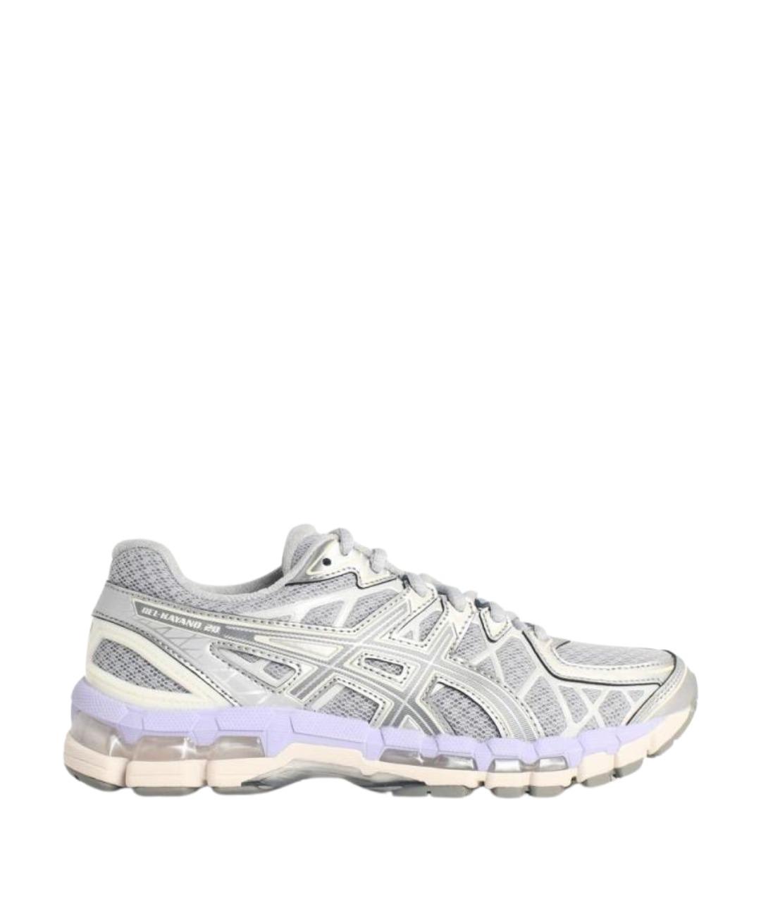 ASICS Серые текстильные кроссовки, фото 1