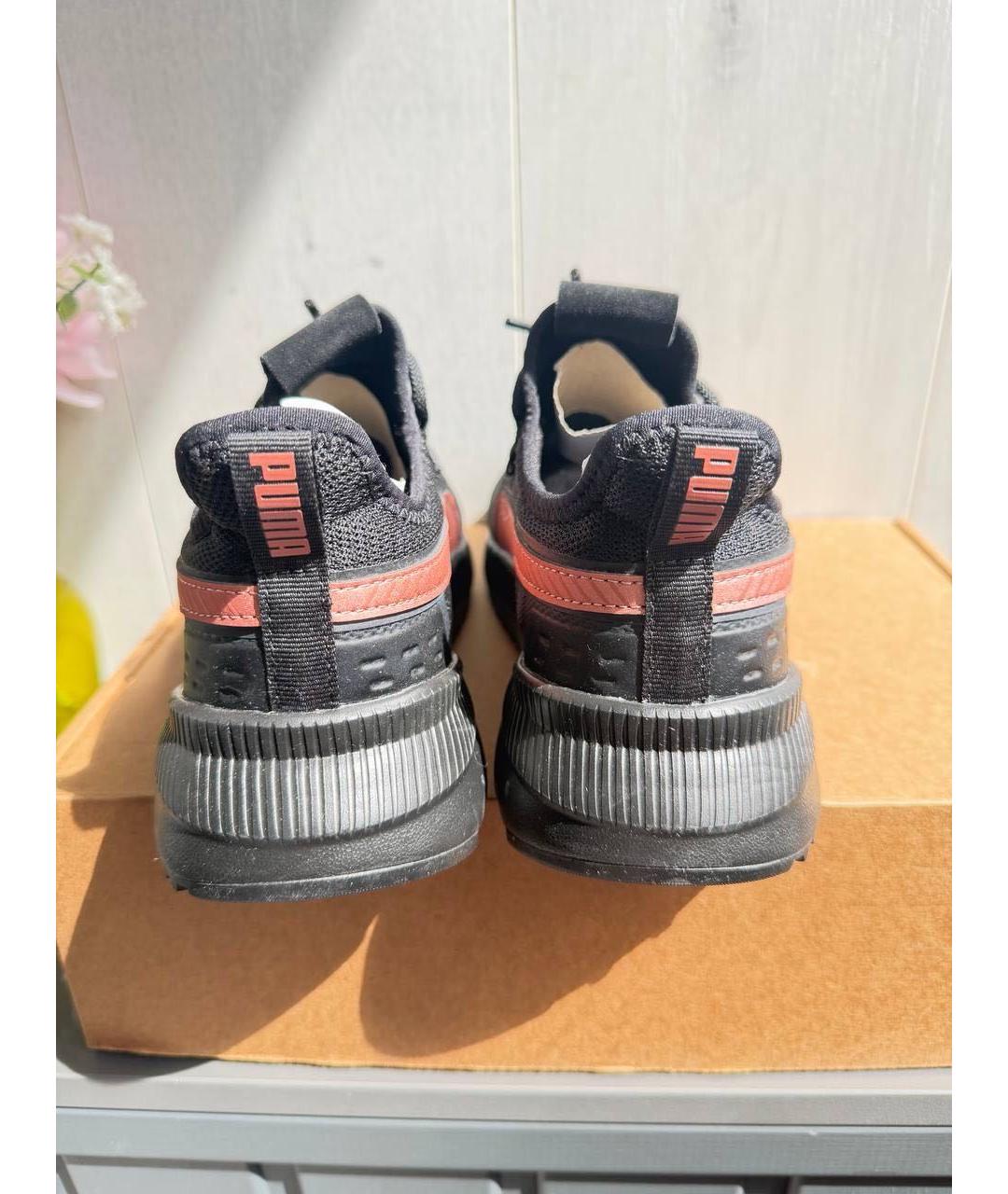 PUMA Черные текстильные кроссовки, фото 4