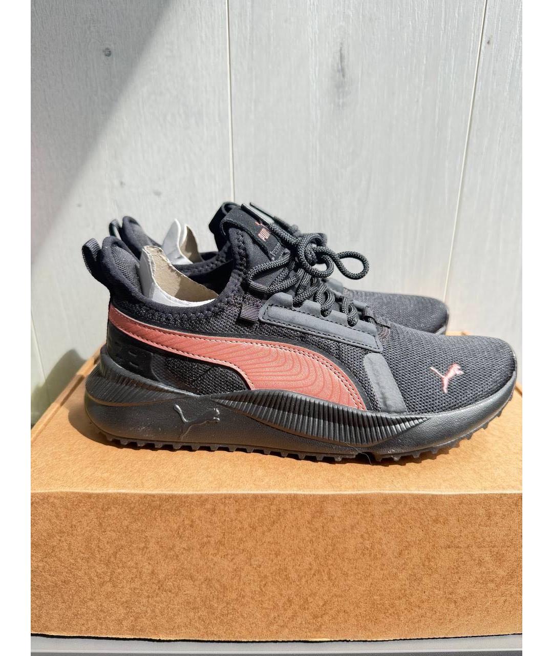 PUMA Черные текстильные кроссовки, фото 5