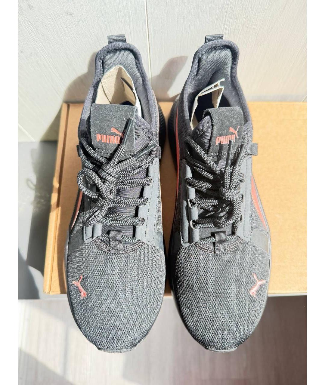 PUMA Черные текстильные кроссовки, фото 2