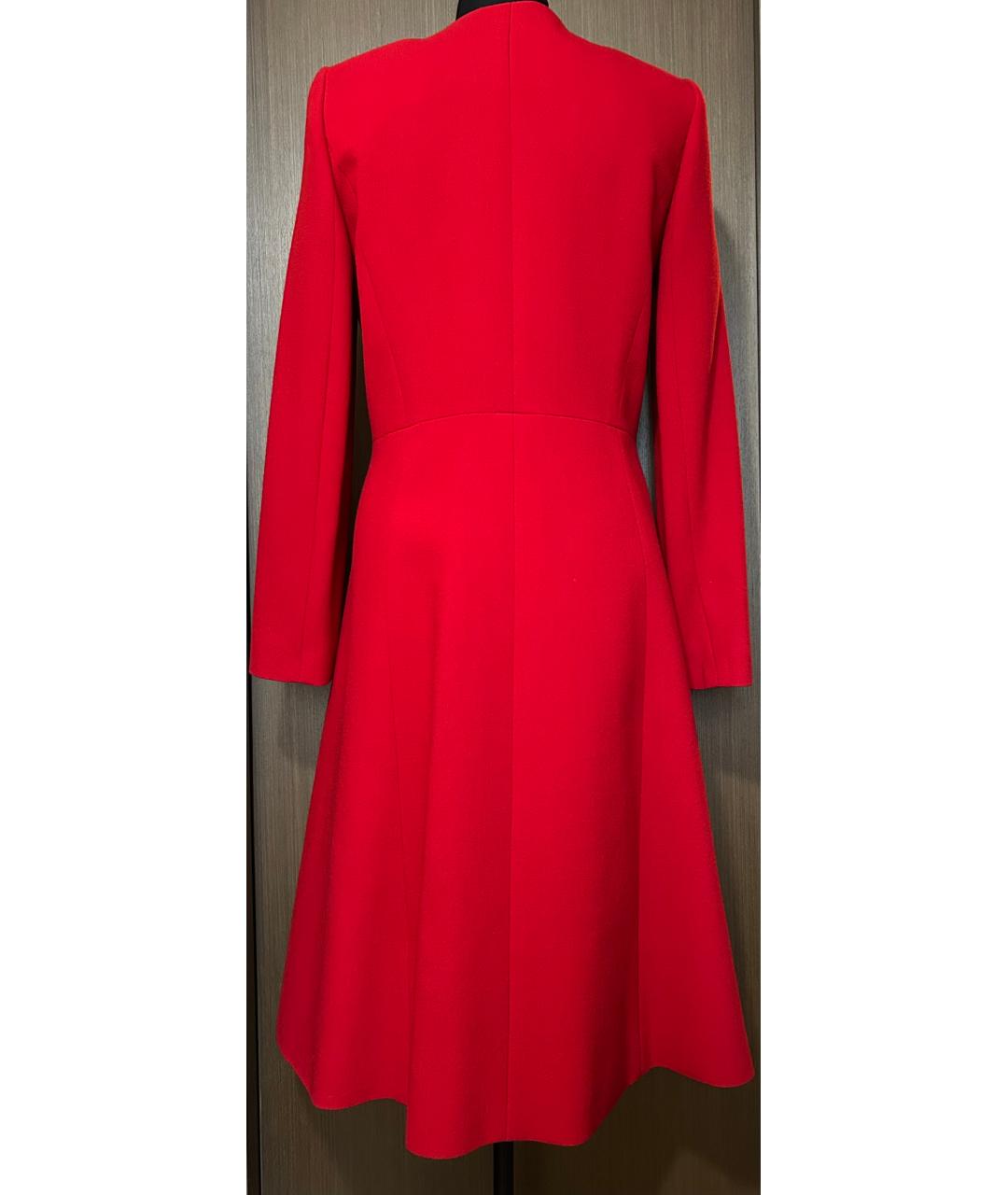 CHLOE Красное шерстяное пальто, фото 2