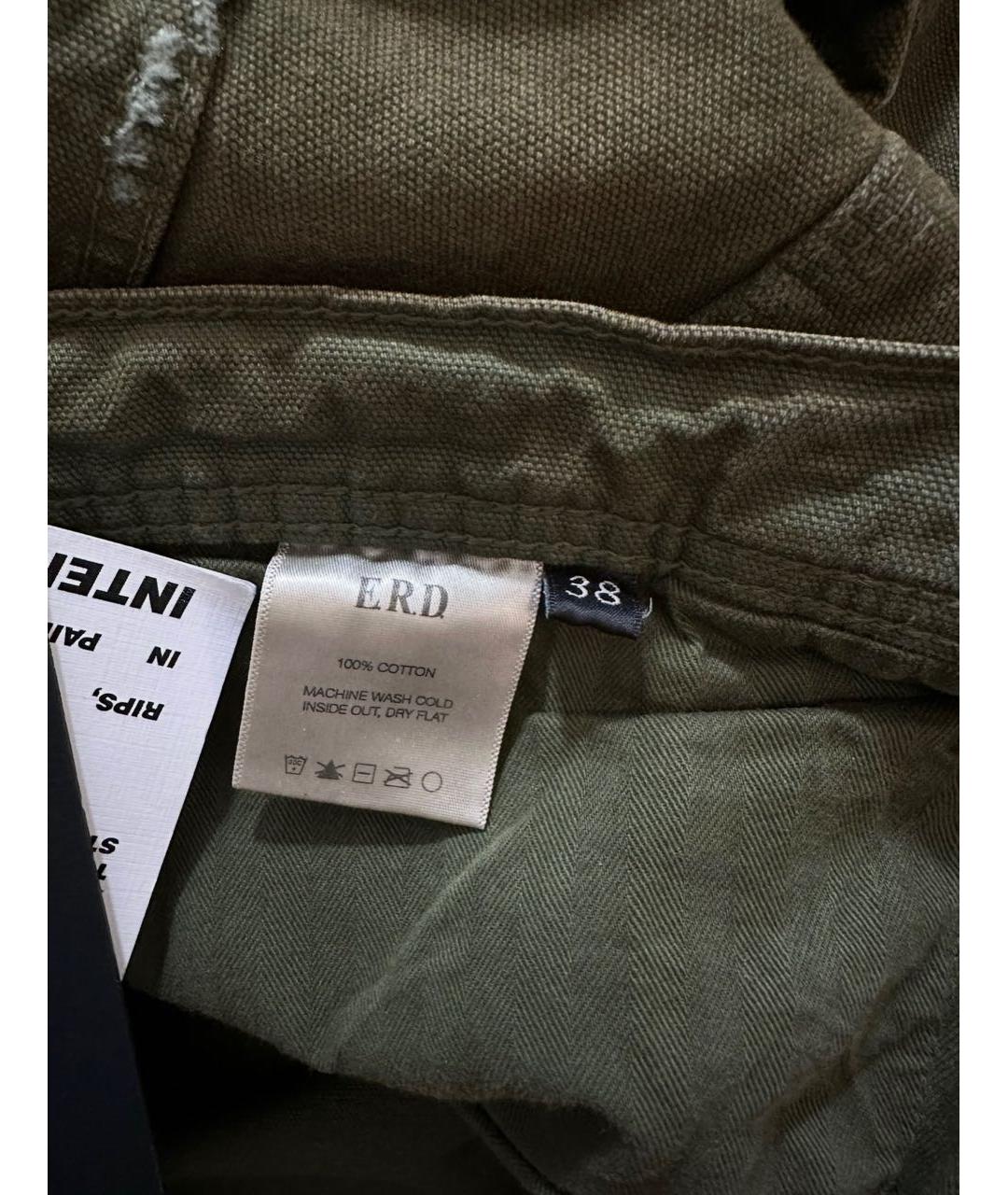 Enfants Riches Déprimés Хаки хлопковые джинсы, фото 3