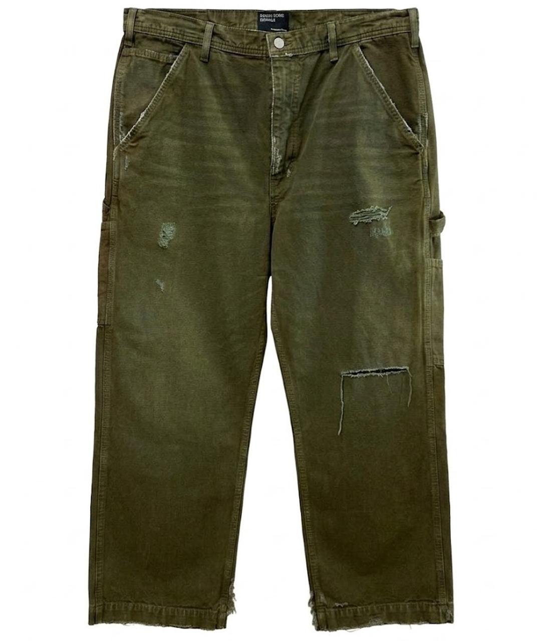 Enfants Riches Déprimés Хаки хлопковые джинсы, фото 1