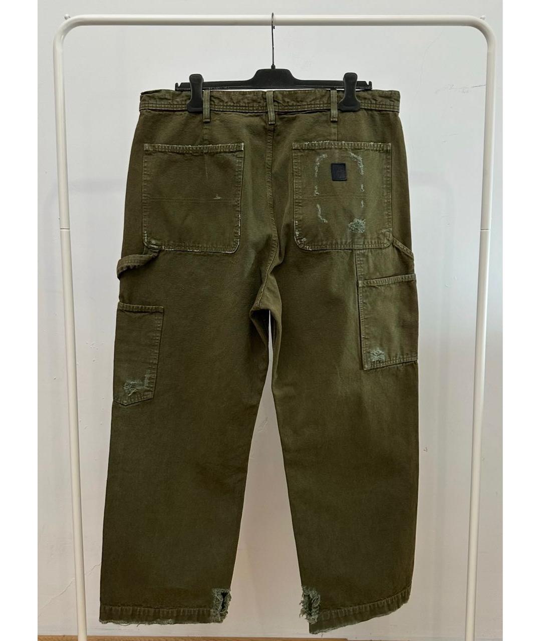 Enfants Riches Déprimés Хаки хлопковые джинсы, фото 2