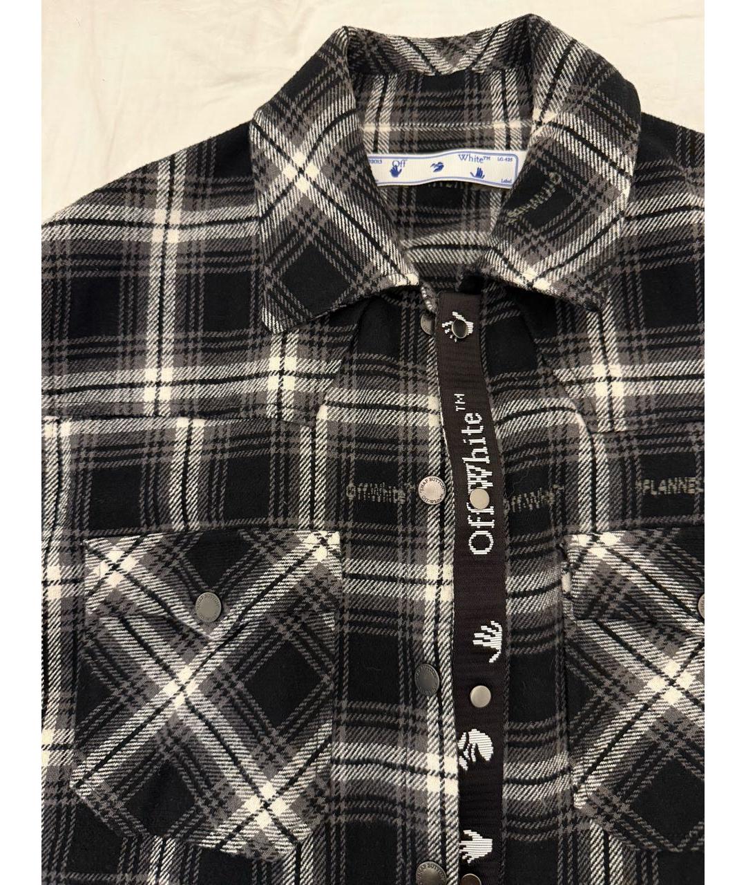 OFF-WHITE Черная хлопковая рубашка, фото 3