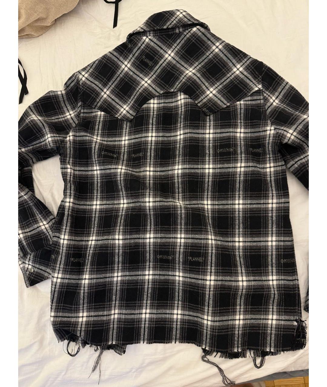 OFF-WHITE Черная хлопковая рубашка, фото 2