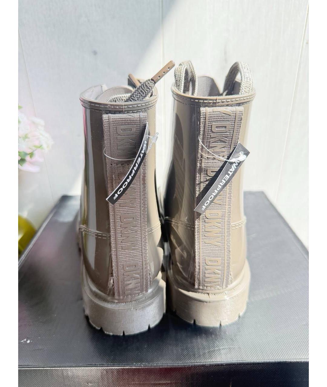 DKNY Бежевые ботинки, фото 4