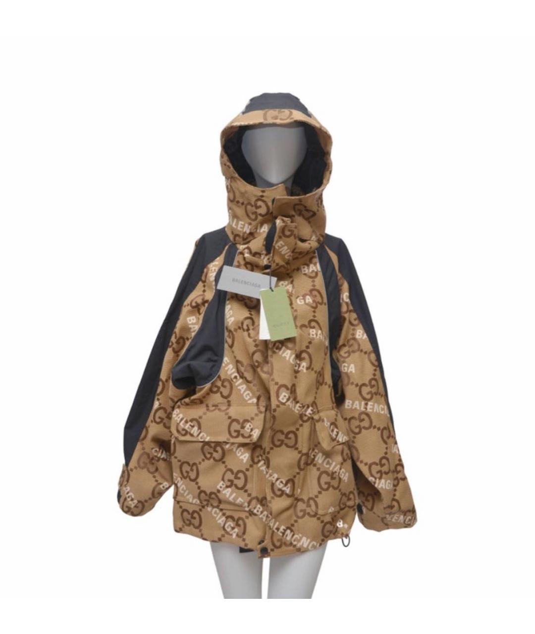 GUCCI Бежевая хлопковая куртка, фото 7