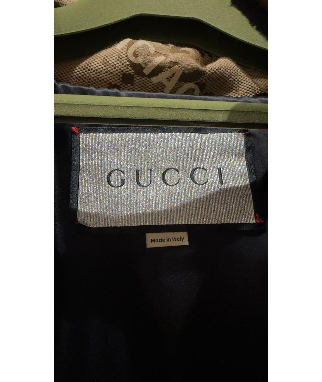 GUCCI Бежевая хлопковая куртка, фото 3