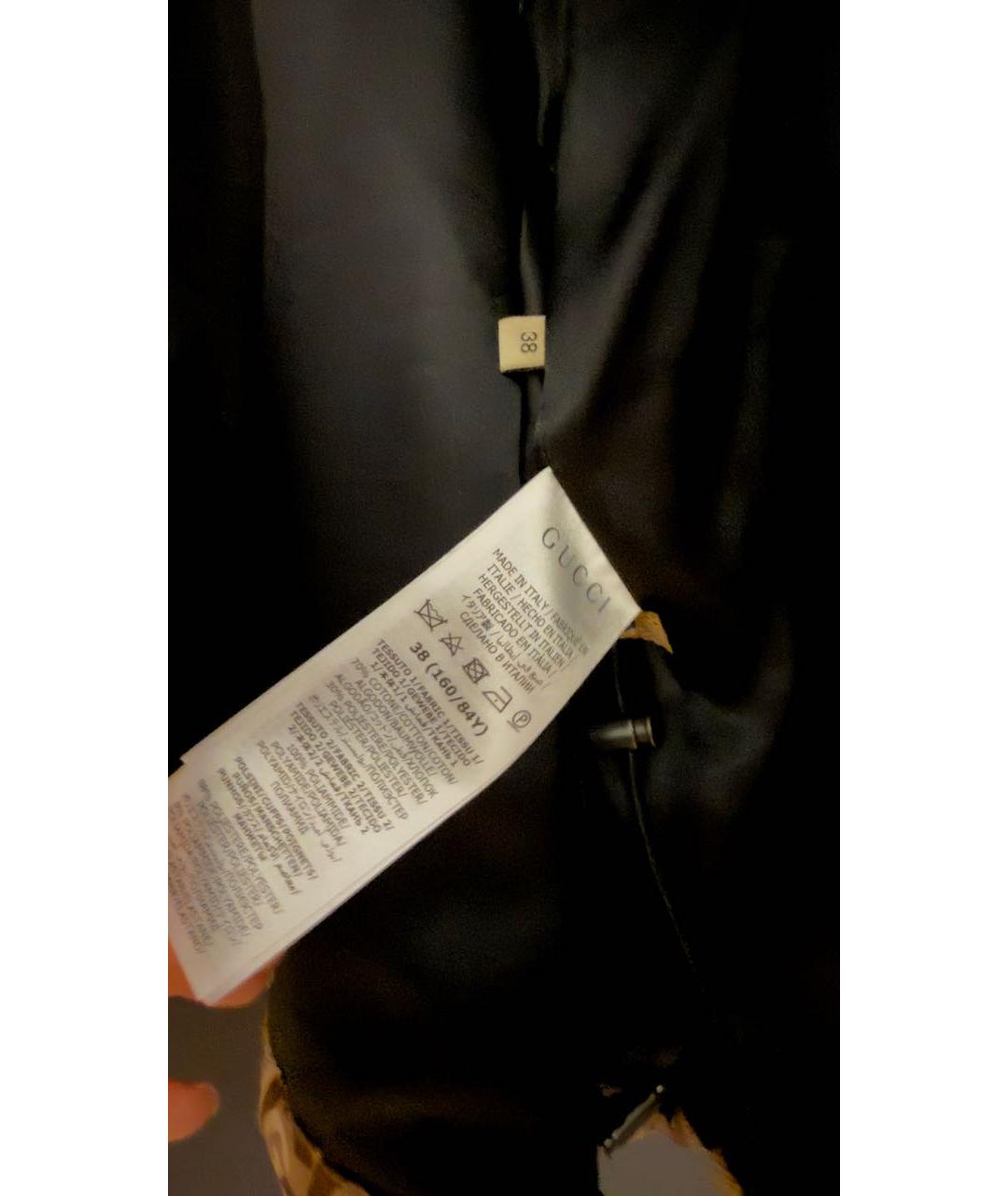 GUCCI Бежевая хлопковая куртка, фото 4