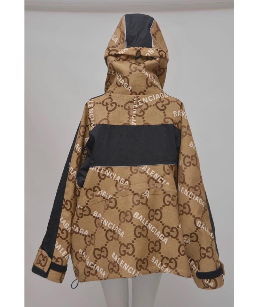 GUCCI Бежевая хлопковая куртка, фото 2