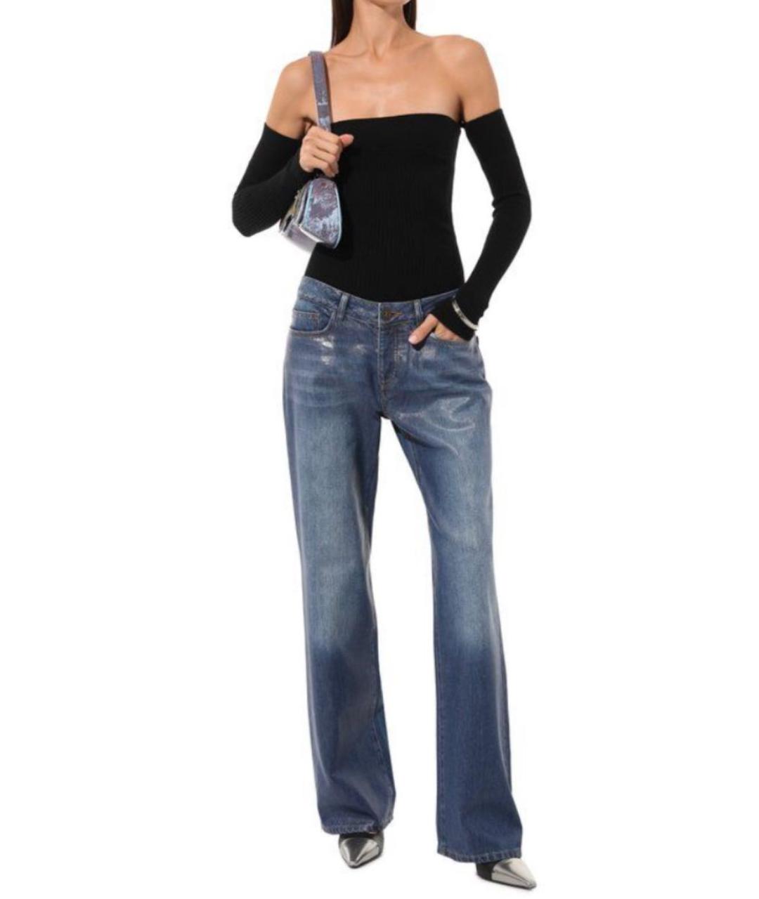 Jacob Lee Голубые прямые джинсы, фото 5