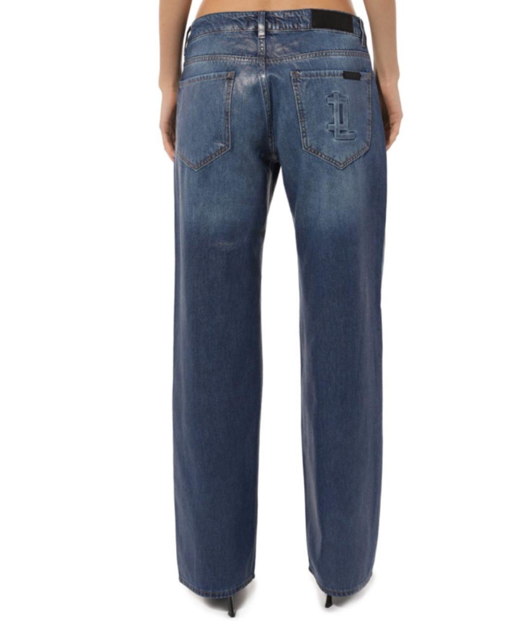 Jacob Lee Голубые прямые джинсы, фото 2