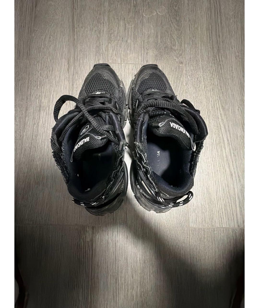 BALENCIAGA Черные низкие кроссовки / кеды, фото 3