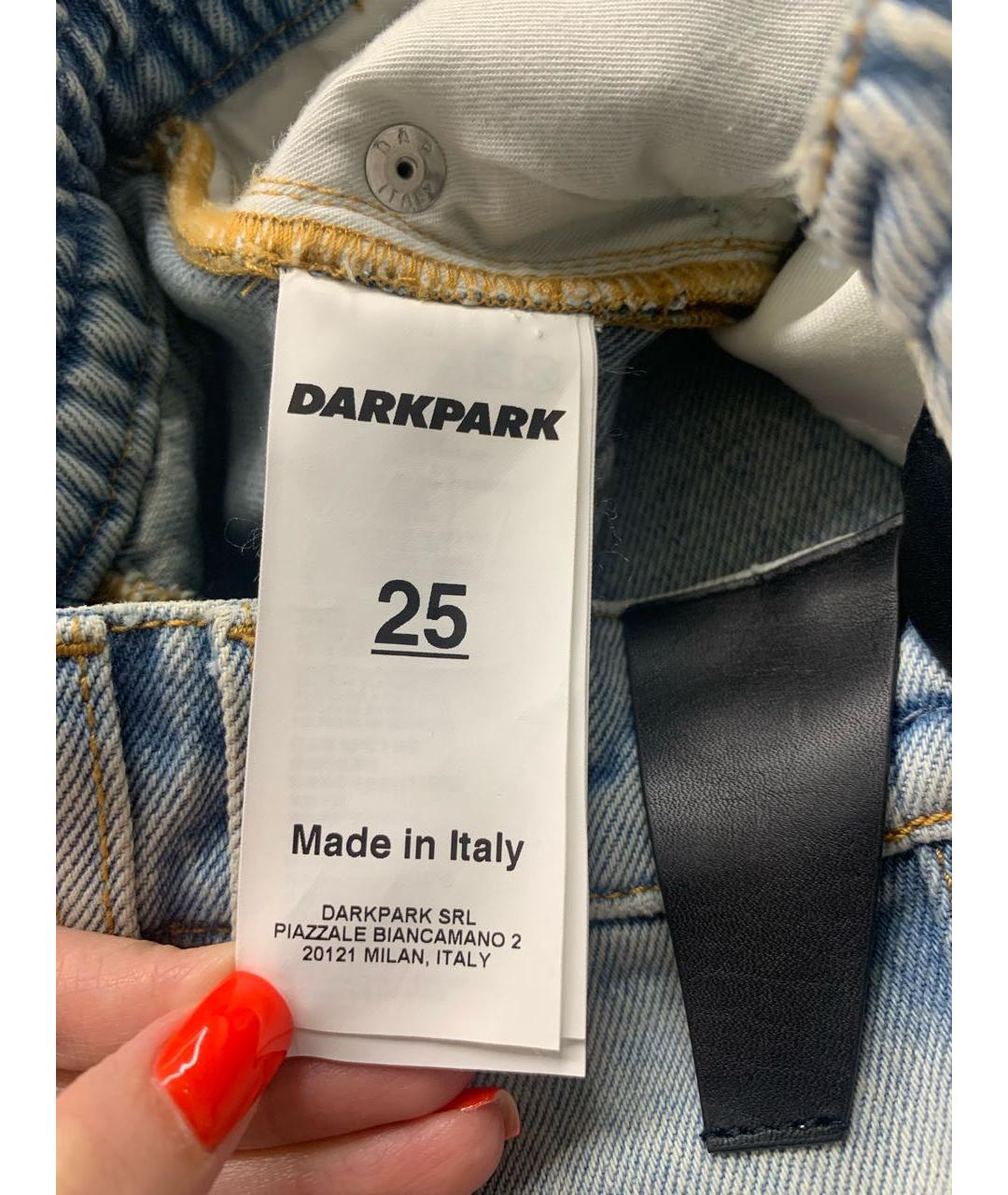 DARKPARK Голубые прямые джинсы, фото 4