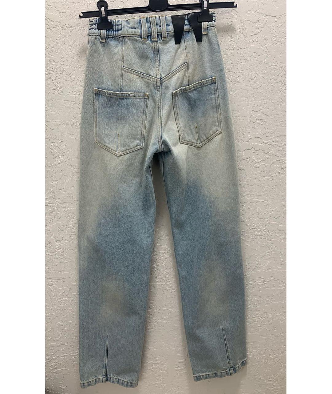 DARKPARK Голубые прямые джинсы, фото 2