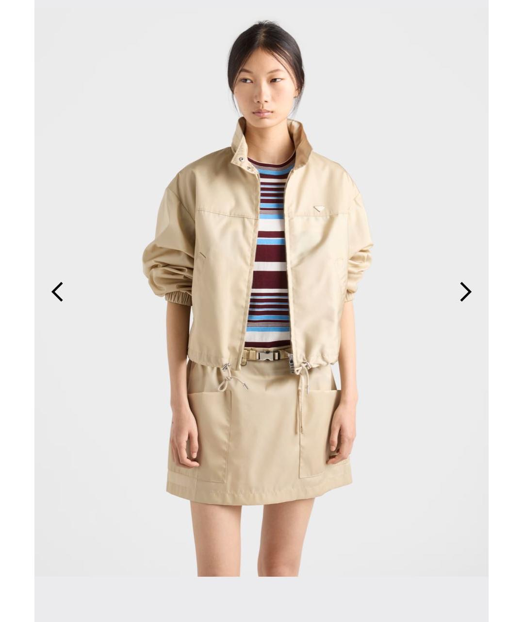 PRADA Бежевая куртка, фото 2