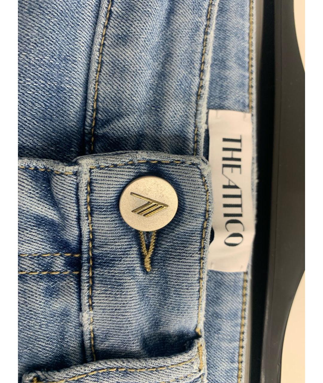 THE ATTICO Синие джинсы слим, фото 3