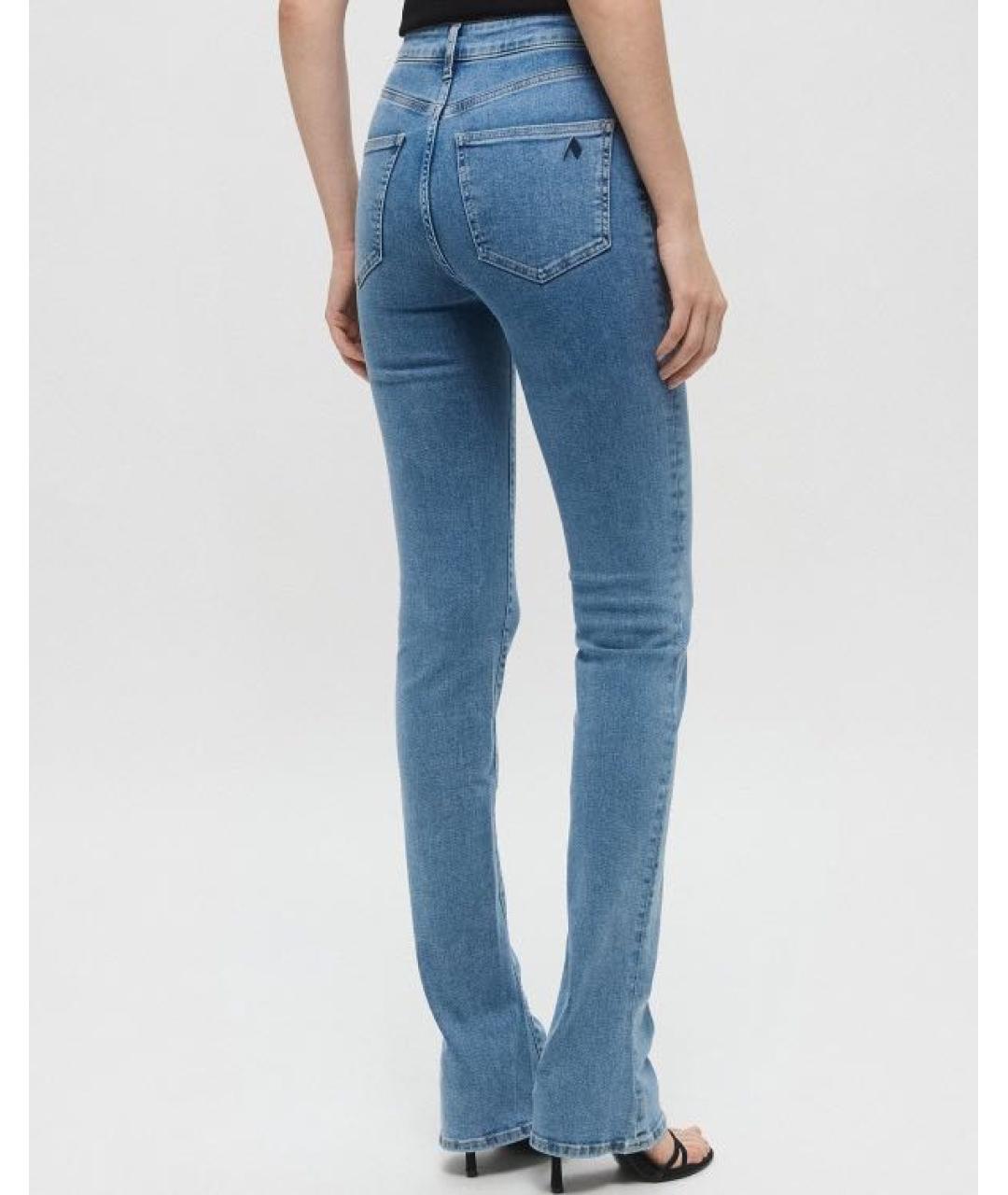 THE ATTICO Синие джинсы слим, фото 2