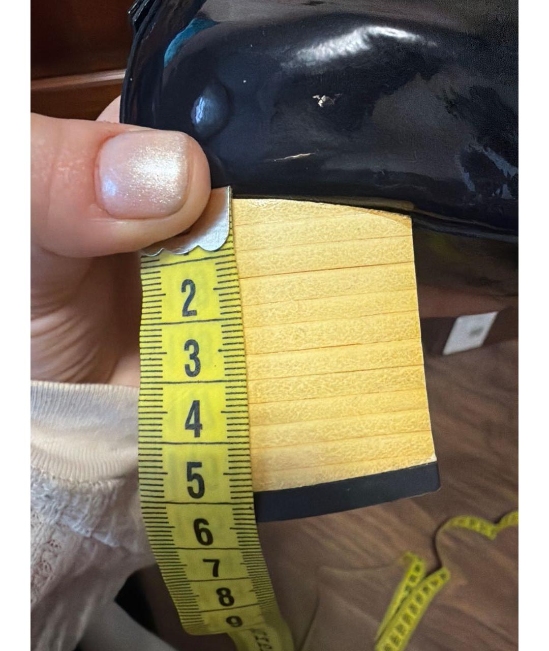 LANVIN Черные туфли из лакированной кожи, фото 8