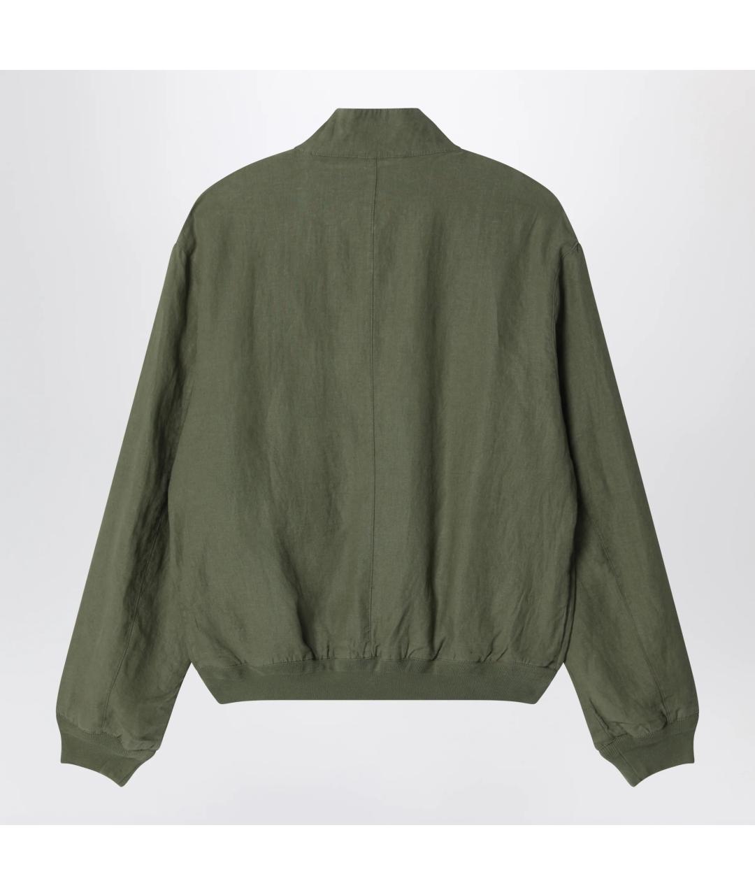POLO RALPH LAUREN Зеленая льняная куртка, фото 2