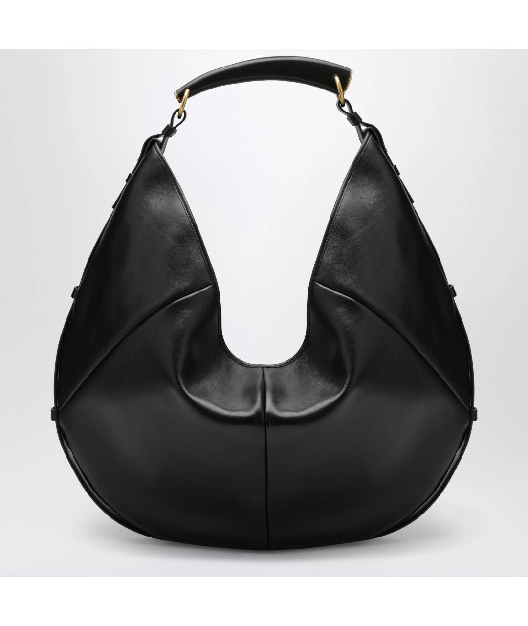 SAINT LAURENT Коричневая кожаная сумка через плечо, фото 2