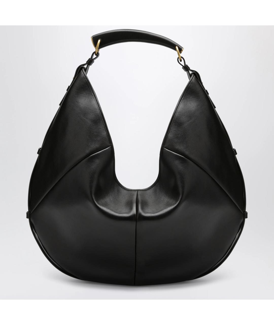 SAINT LAURENT Коричневая кожаная сумка через плечо, фото 3